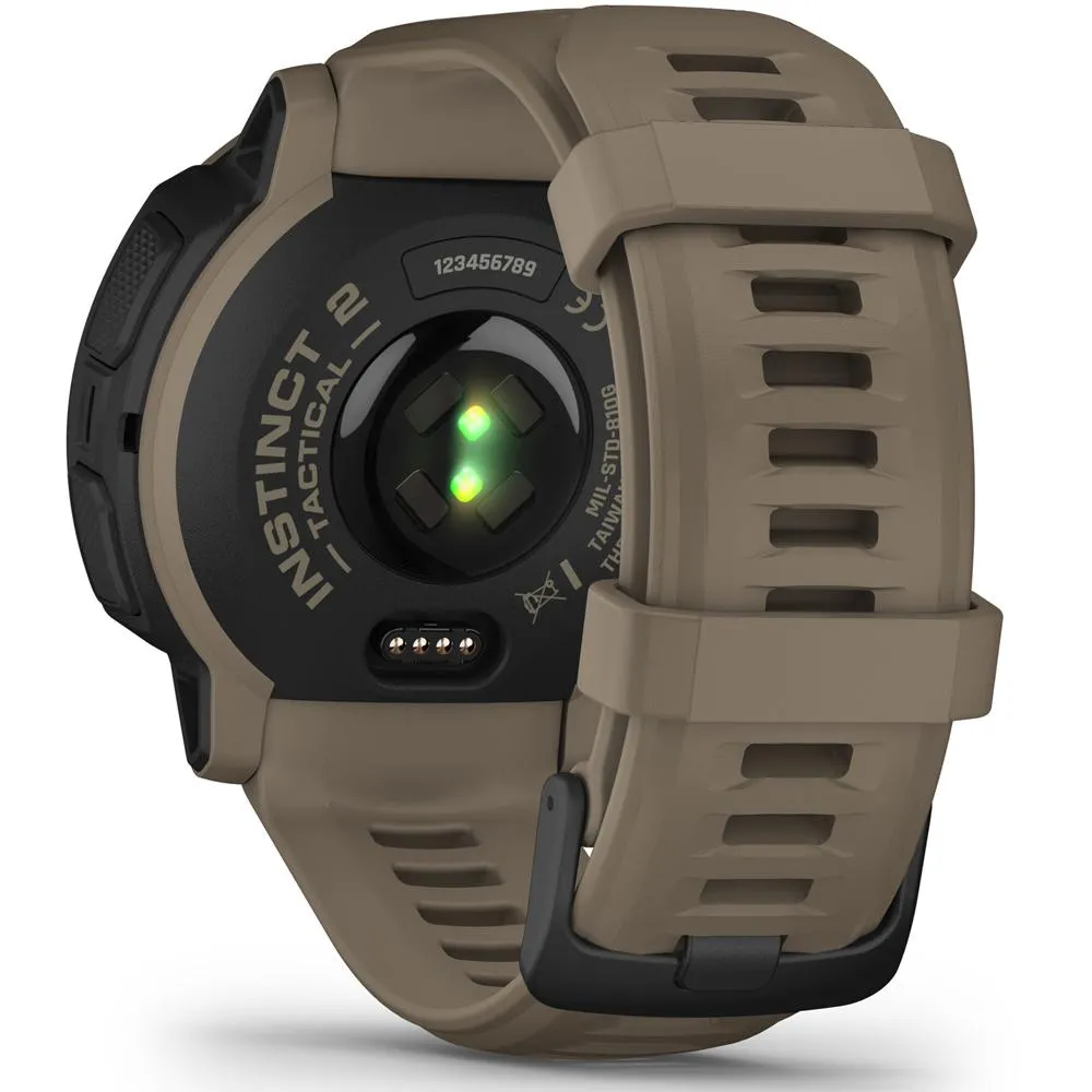 Garmin Instinct 2 Solar Smartwatch Tactical Edition Coyote Tan   2 Year Warranty