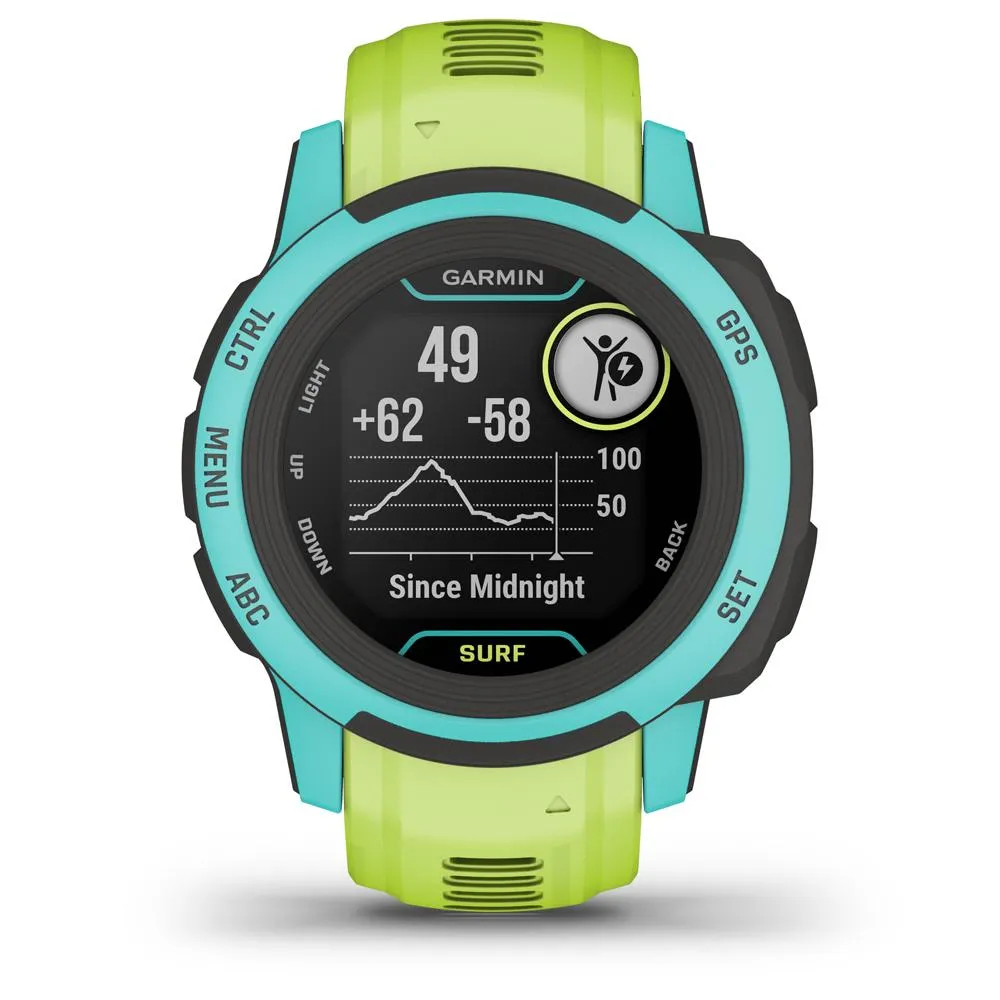 Garmin Instinct 2S Rugged Outdoor Smartwatch Surf Edition - Wakiki