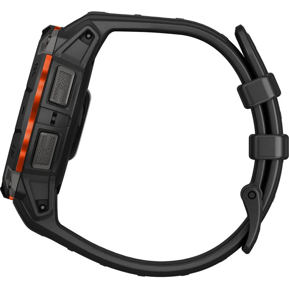 Garmin Instinct 3 - 45 mm GPS Smartwatch SOLAR Black with 2 Year Warranty Bundle