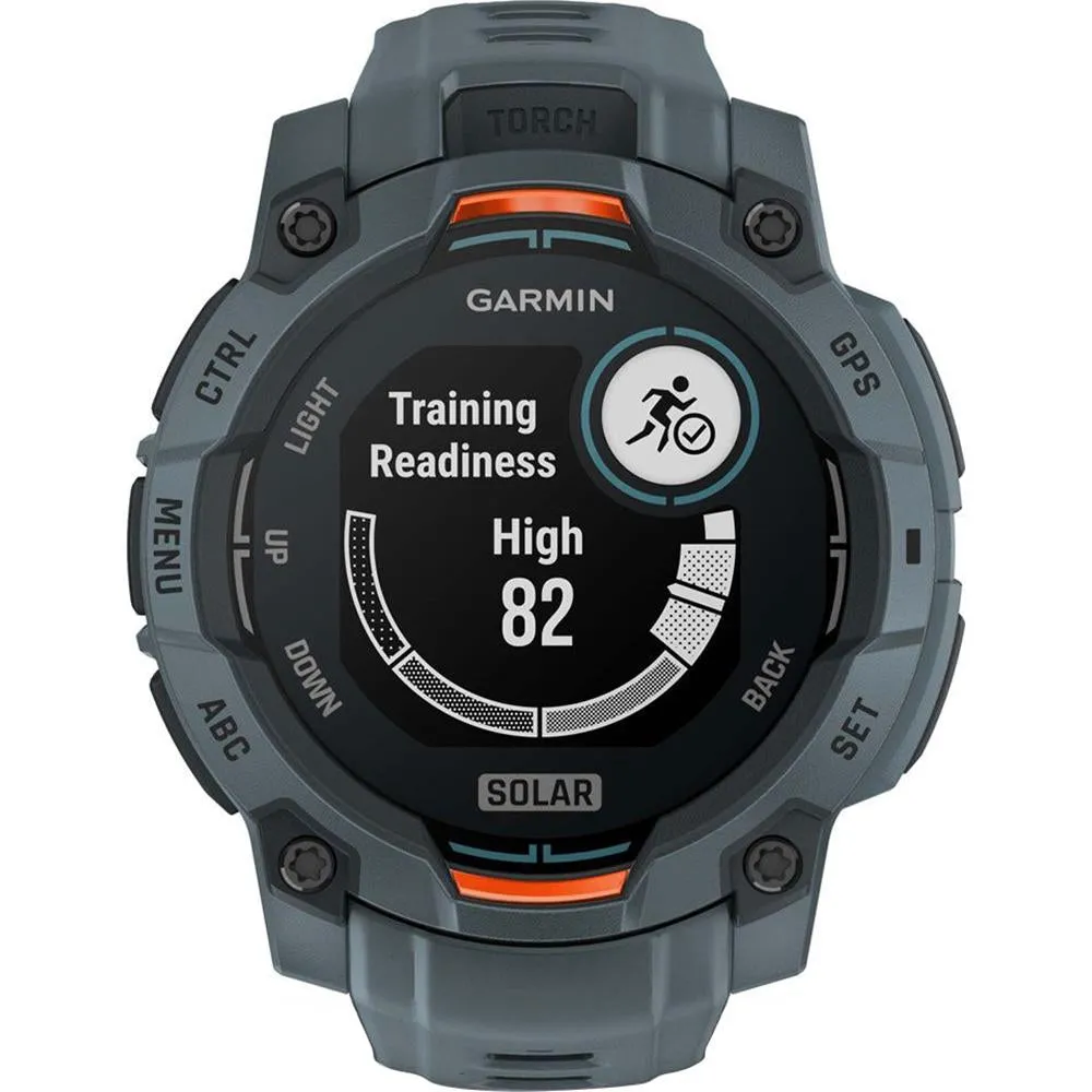 Garmin Instinct 3 45 mm Smartwatch SOLAR Twilight   Light   2 Yr Warranty Bundle
