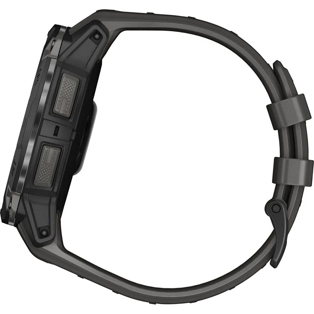 Garmin Instinct 3 - 50 mm GPS Smartwatch AMOLED Black   2 Year Warranty Bundle