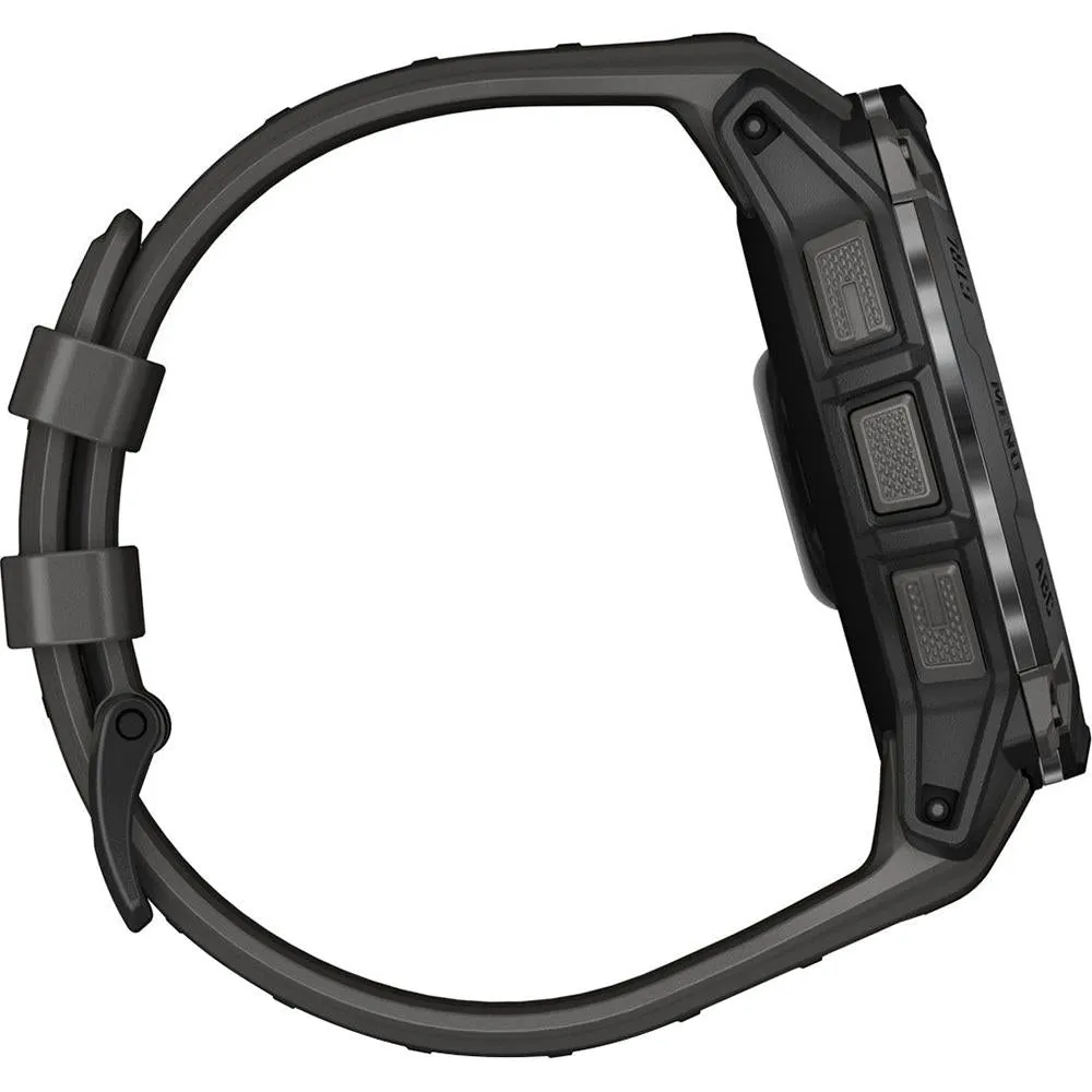Garmin Instinct 3 - 50 mm GPS Smartwatch AMOLED Black   2 Year Warranty Bundle