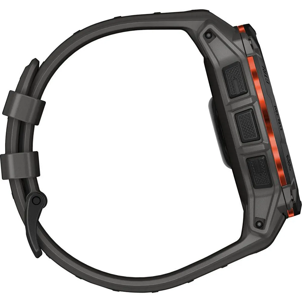Garmin Instinct 3 - 50 mm GPS Smartwatch SOLAR Black with 2 Year Warranty Bundle