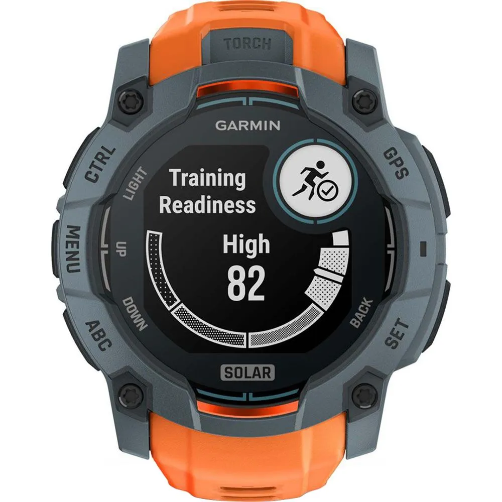 Garmin Instinct 3 - 50 mm GPS Smartwatch, SOLAR   Charging Dock   Protector Bundle