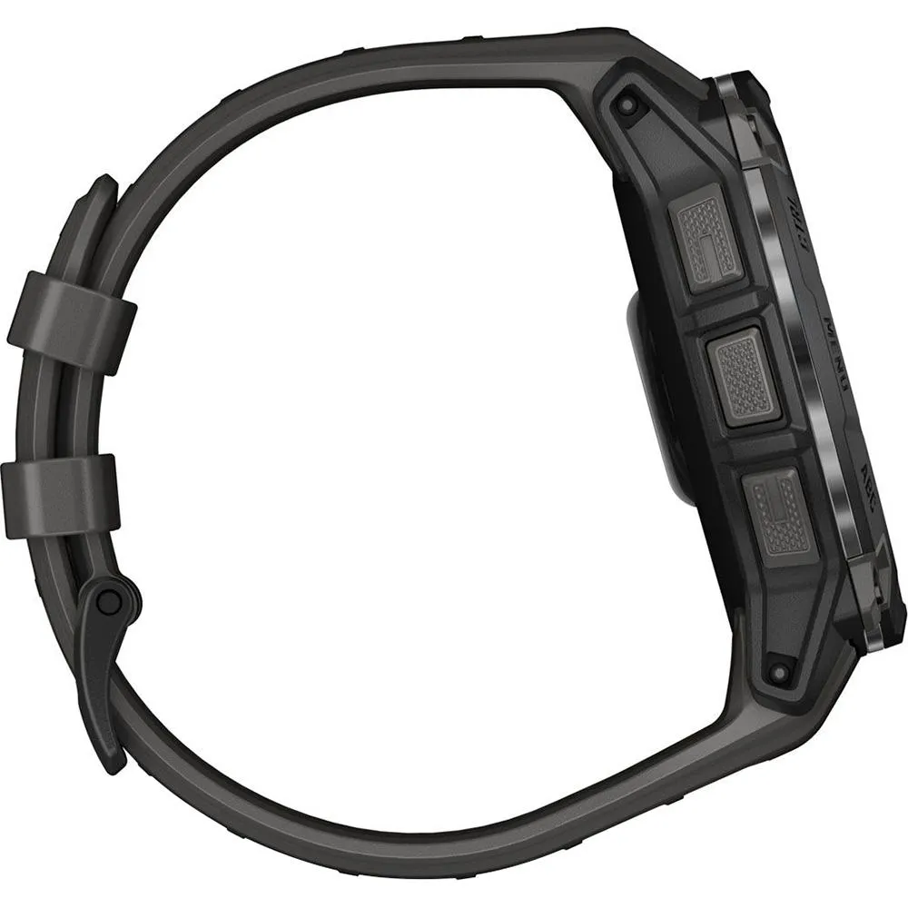 Garmin Instinct 3 50mm GPS Smartwatch, AMOLED, Black w/ Black Band   Accessories Bundle