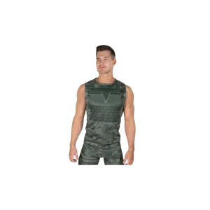 Gavelo Sniper Green Sleeveless Tee