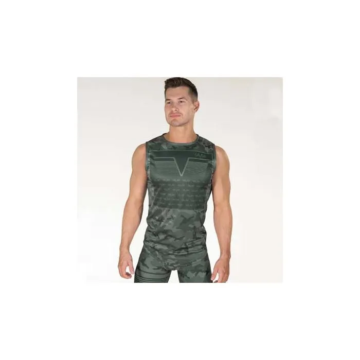 Gavelo Sniper Green Sleeveless Tee