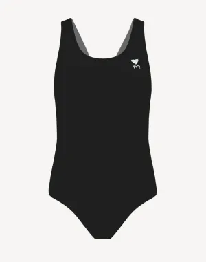 Girls Solid Polyester Flexback