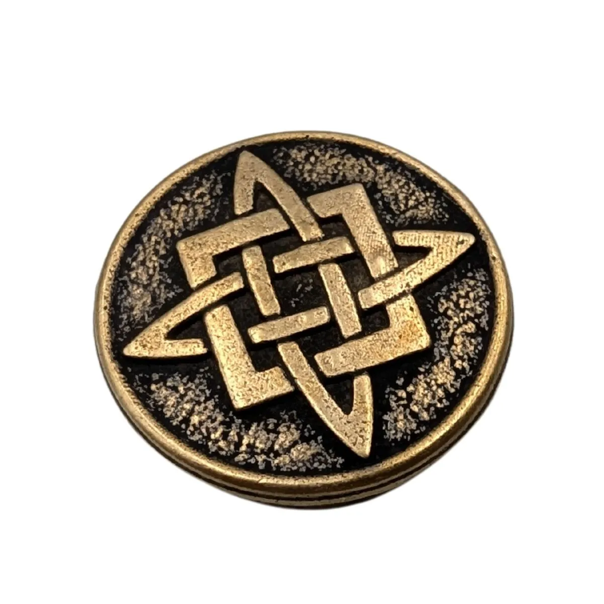 God Svarog bronze paracord bead