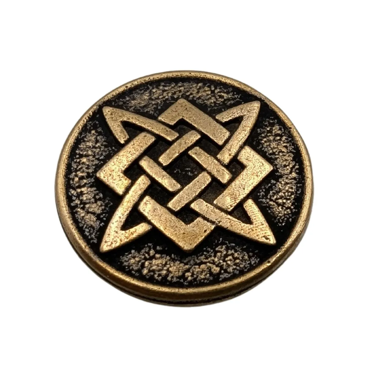 God Svarog bronze paracord bead