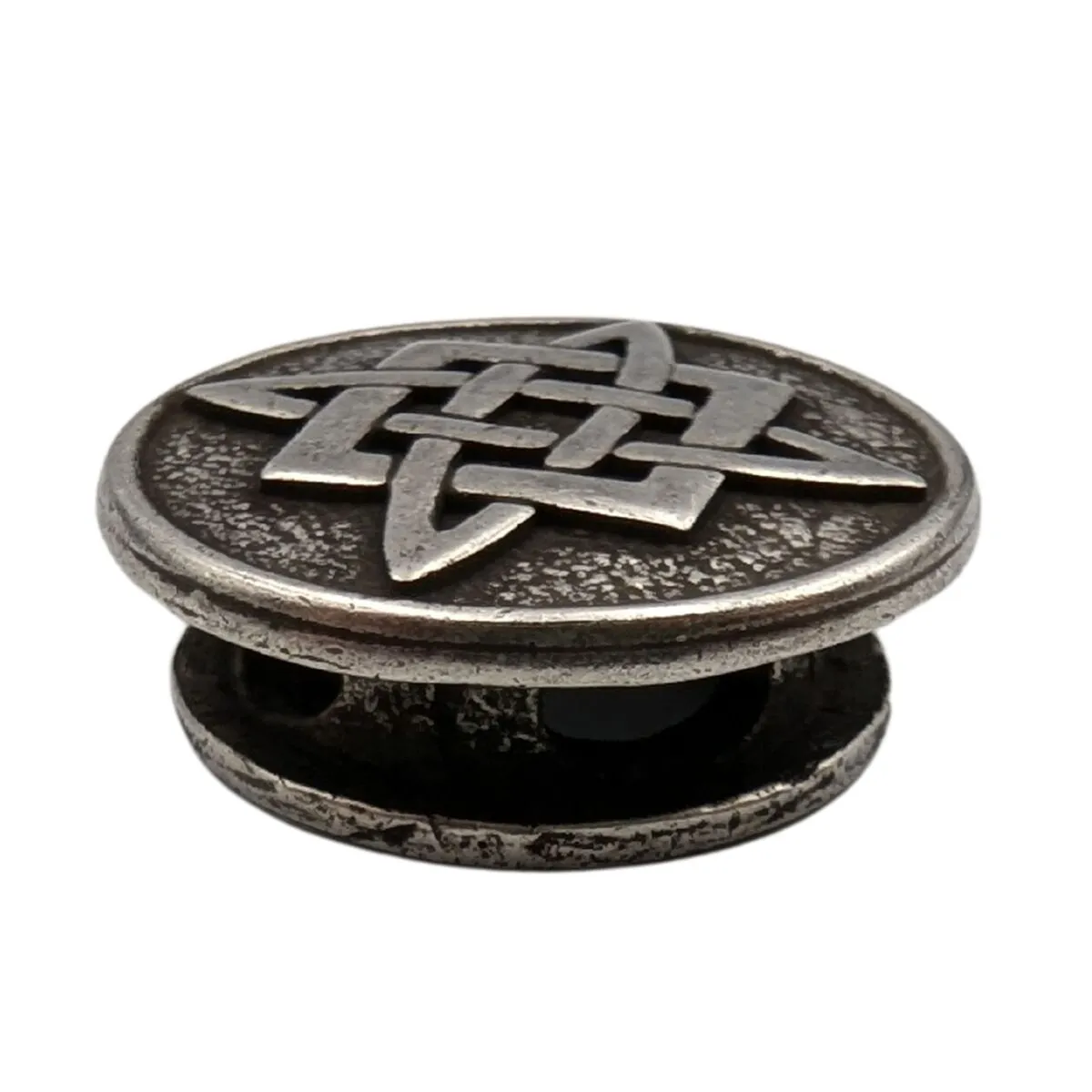 God Svarog bronze paracord bead