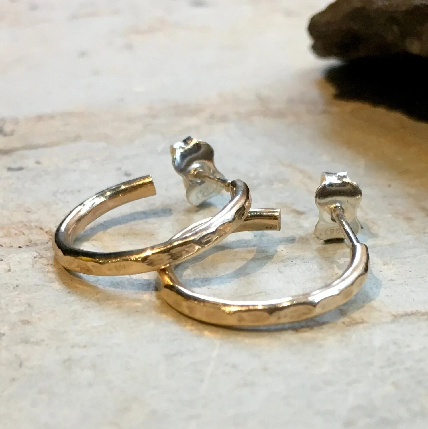 Gold Filled Hoops - Simple Life.