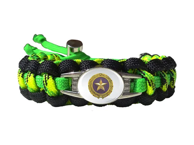Gold Star Family Paracord Bracelet