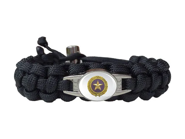 Gold Star Family Paracord Bracelet