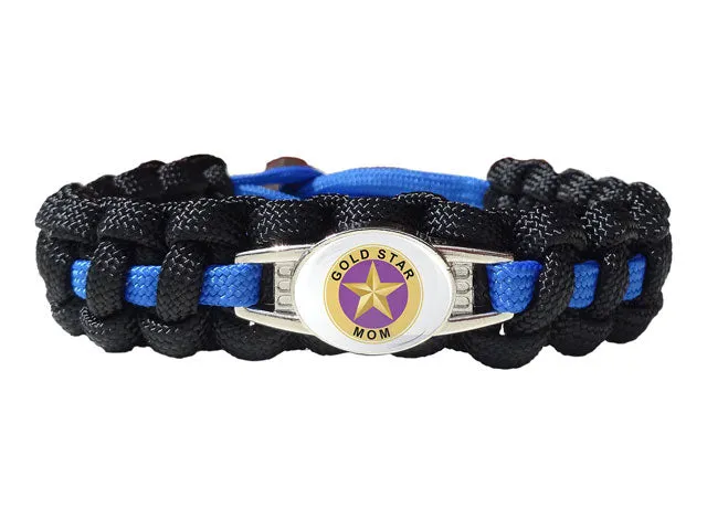 Gold Star Mom Paracord Bracelet