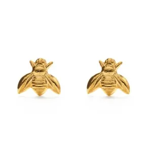 Gold Tiny Honey Bee Studs