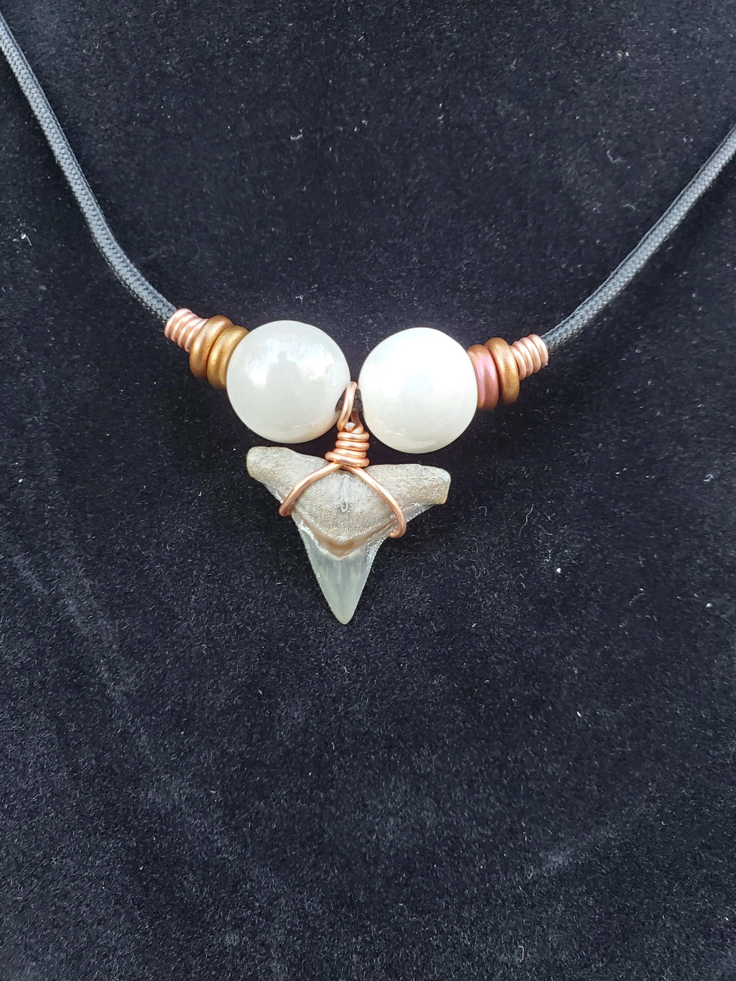 Golden Beach Bull Shark Tooth Necklace