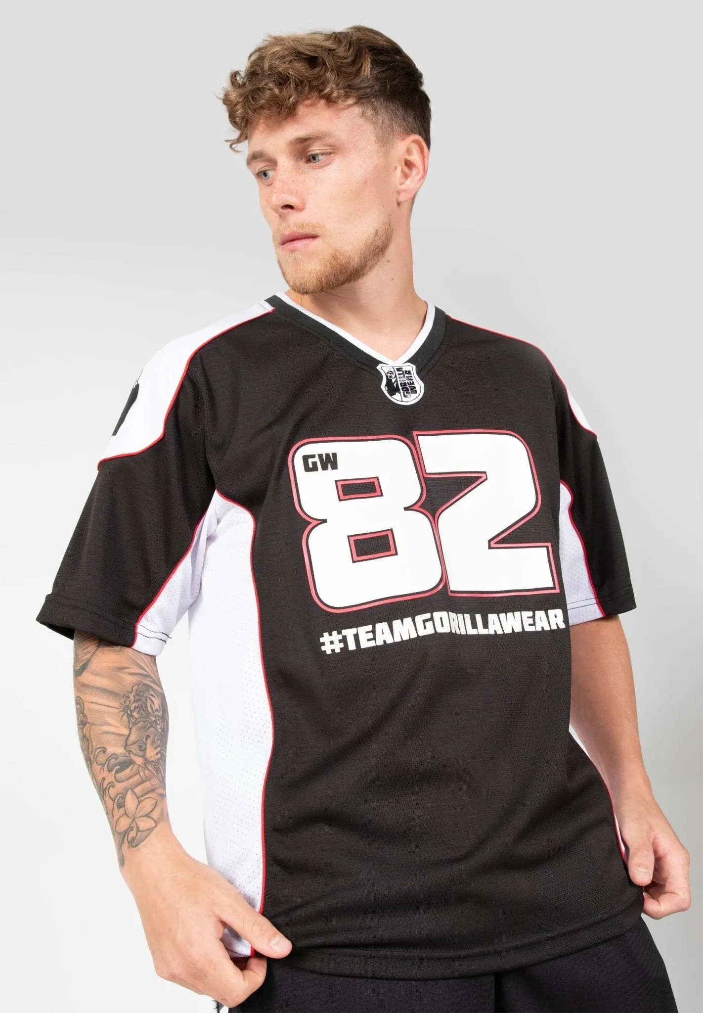 Gorilla Wear Athlete T-Shirt 2.0 - Black/White