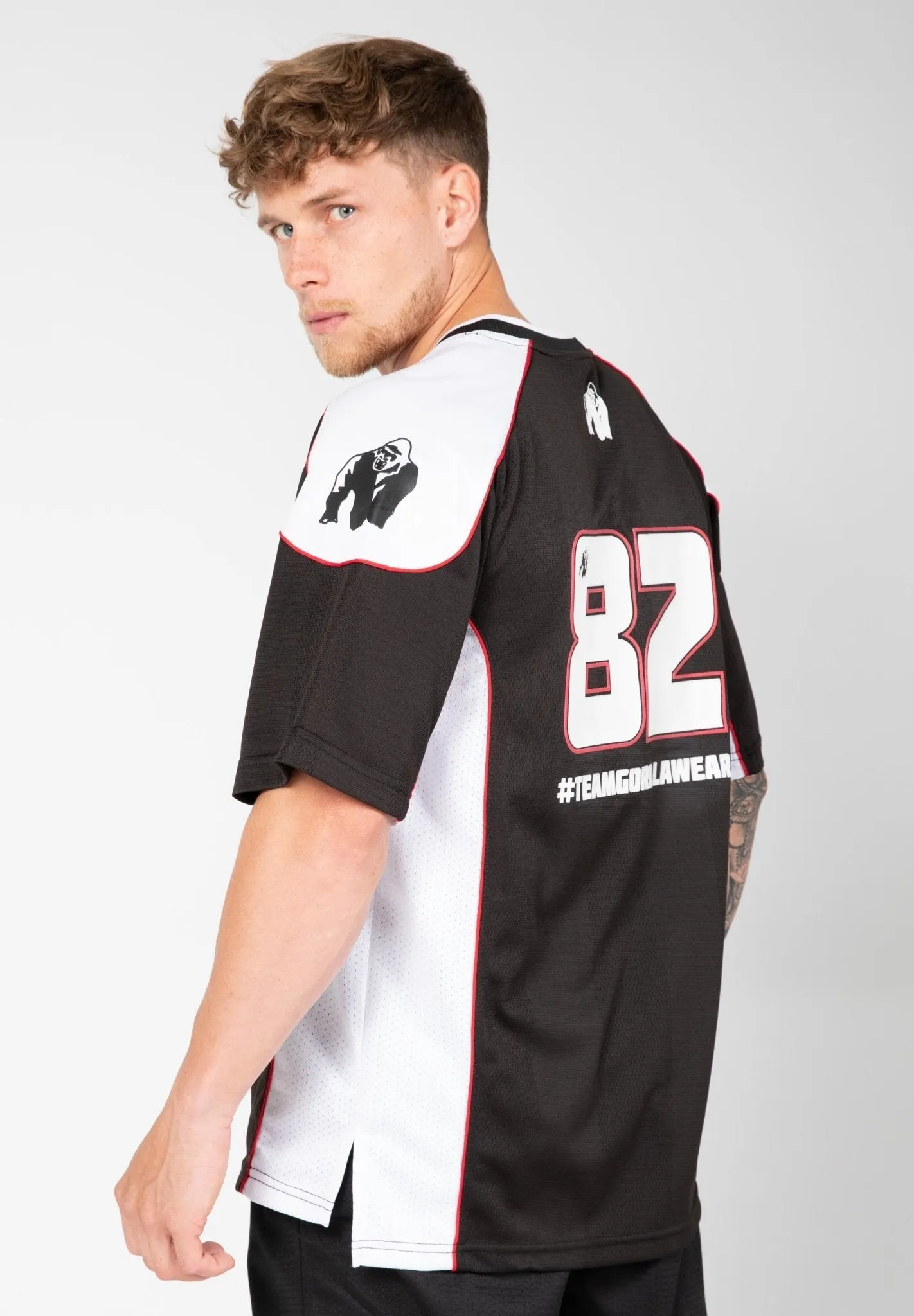 Gorilla Wear Athlete T-Shirt 2.0 - Black/White