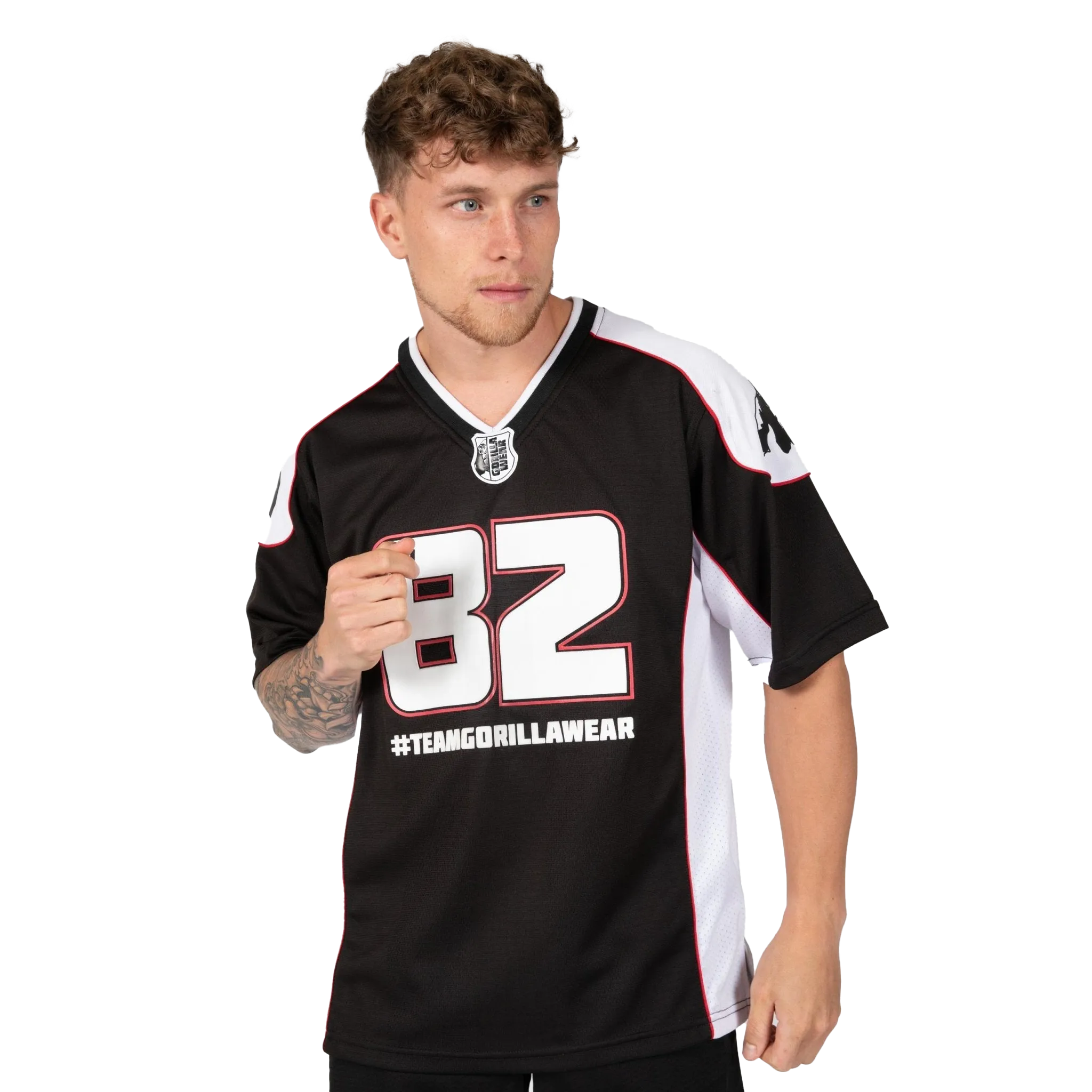 Gorilla Wear Athlete T-Shirt 2.0 - Black/White