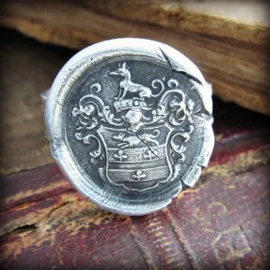 Greyhound Wax Seal Ring