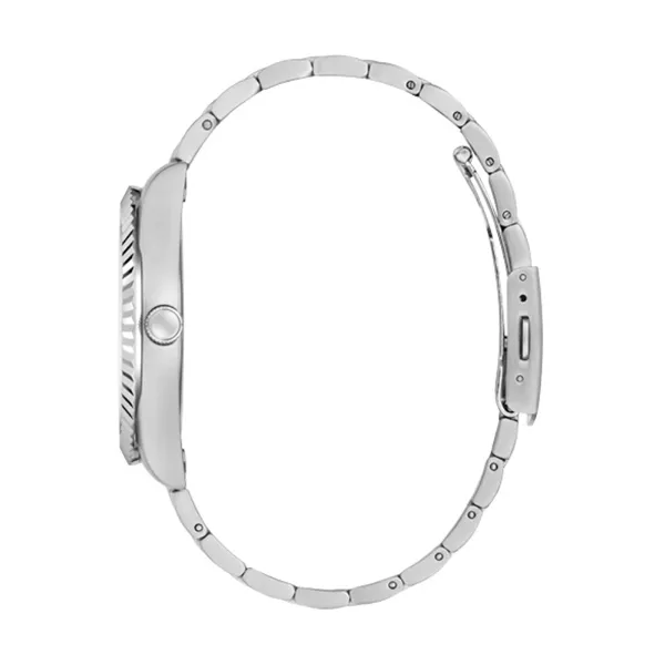 Guess Connoisseur Silver Stainless Steel Tiffany Blue Dial Quartz Watch for Gents - GW0265G11