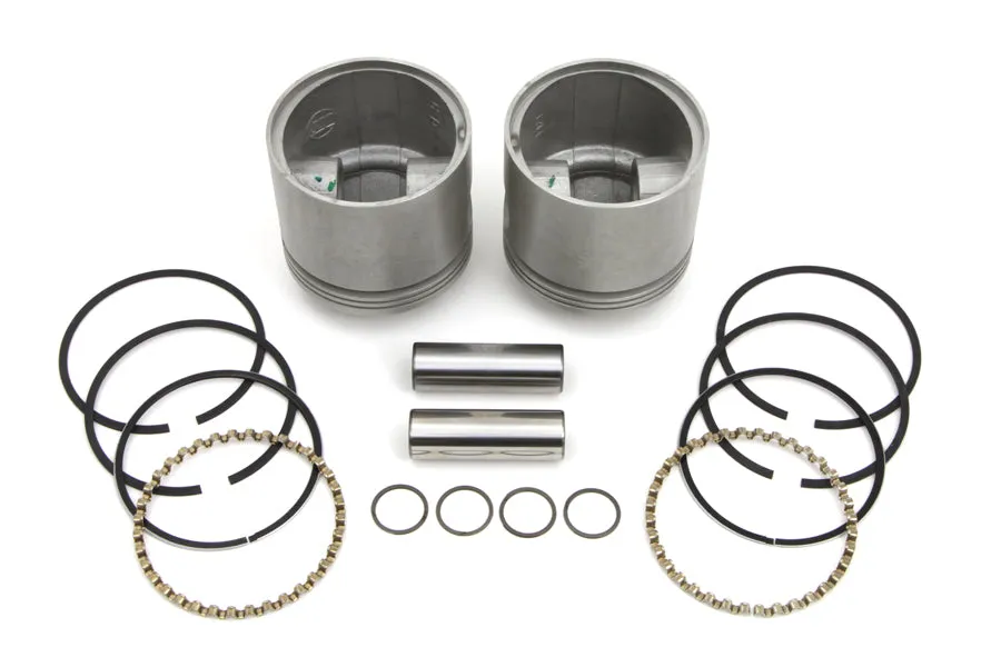 HARLEY 1000cc Piston Set .010 Oversize fits 1972-1985 XL,