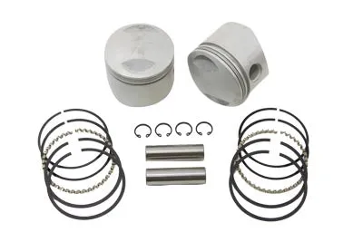 HARLEY 80 inch Overhead Valve Piston Set .010 Oversize fits 1978-1984 FL,   1978-1984 FX,   1979-1983 FLT,   1982-1983 FXR,