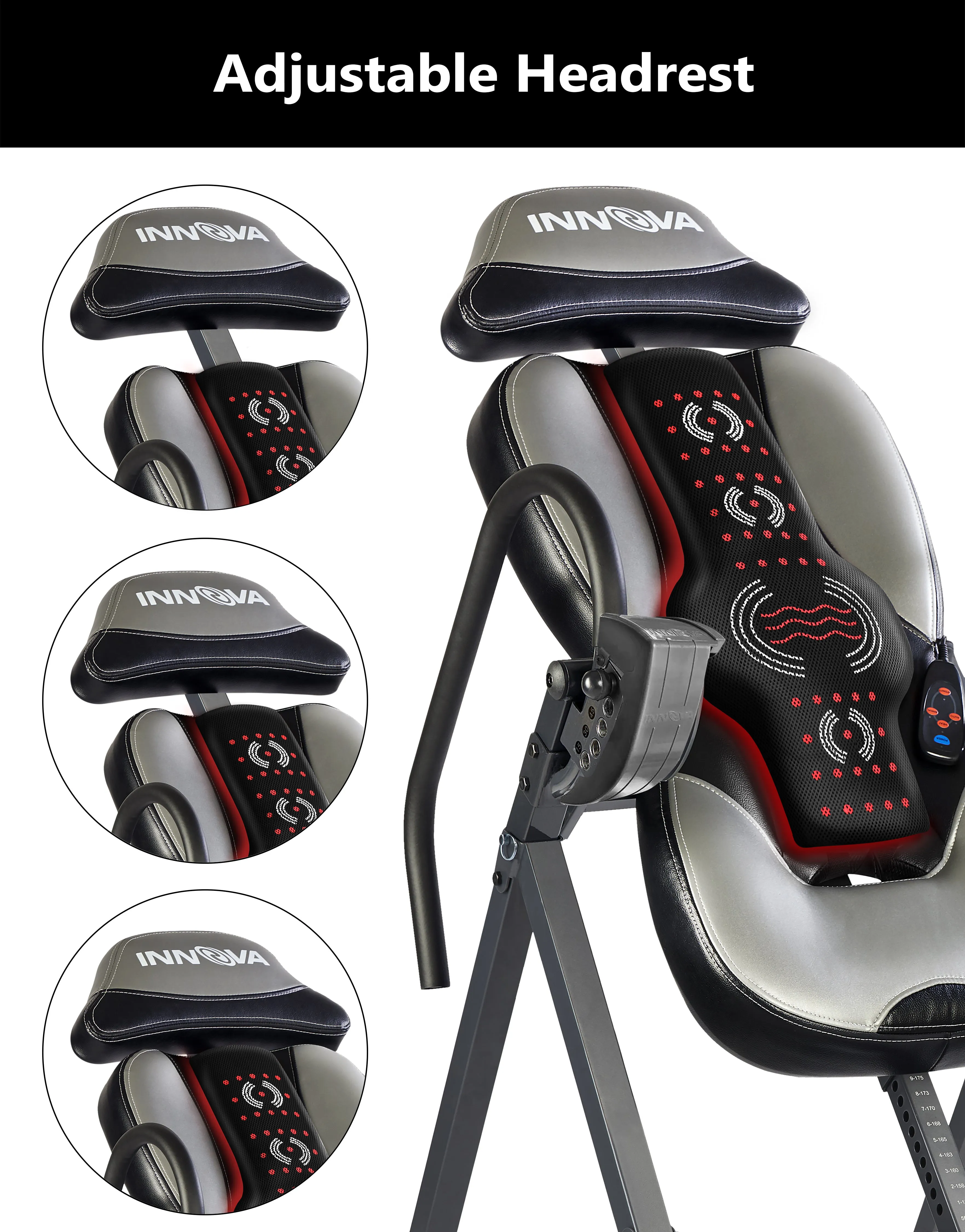 Heat and Massage Inversion Table