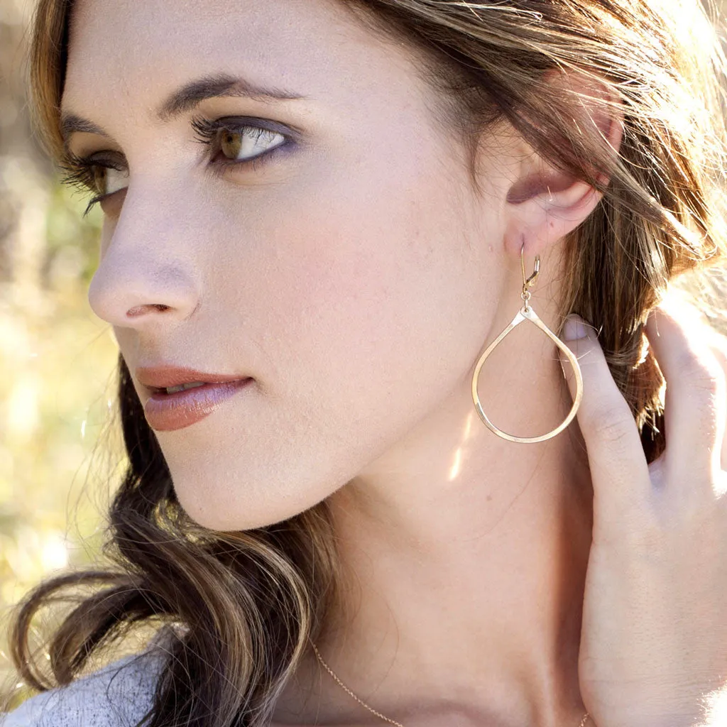 heavy drop earrings