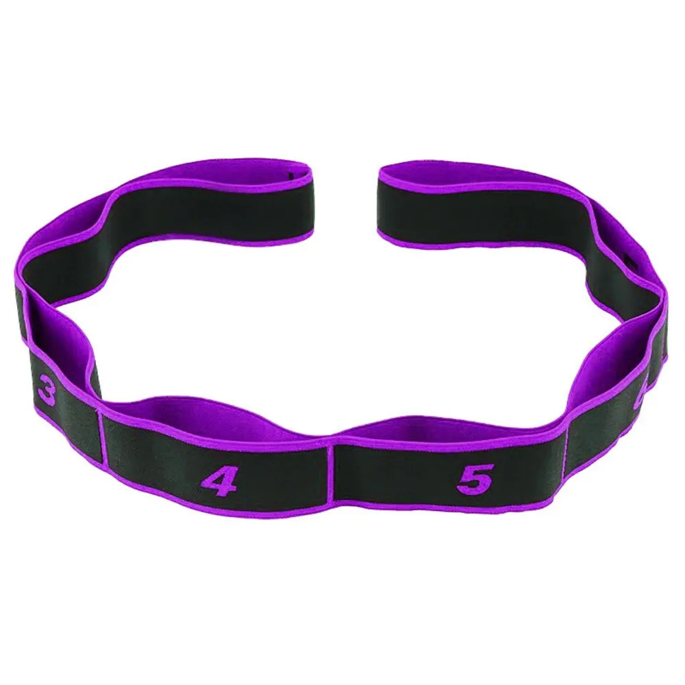 High-Quality 8-Section Stretching Resistance Band – Multi-Functional Elastic Yoga & Pilates Fitness Belt for Targeted Stretching, Dance, Flexibility Training, Adjustable Tension, Portable Design for Home or Gym