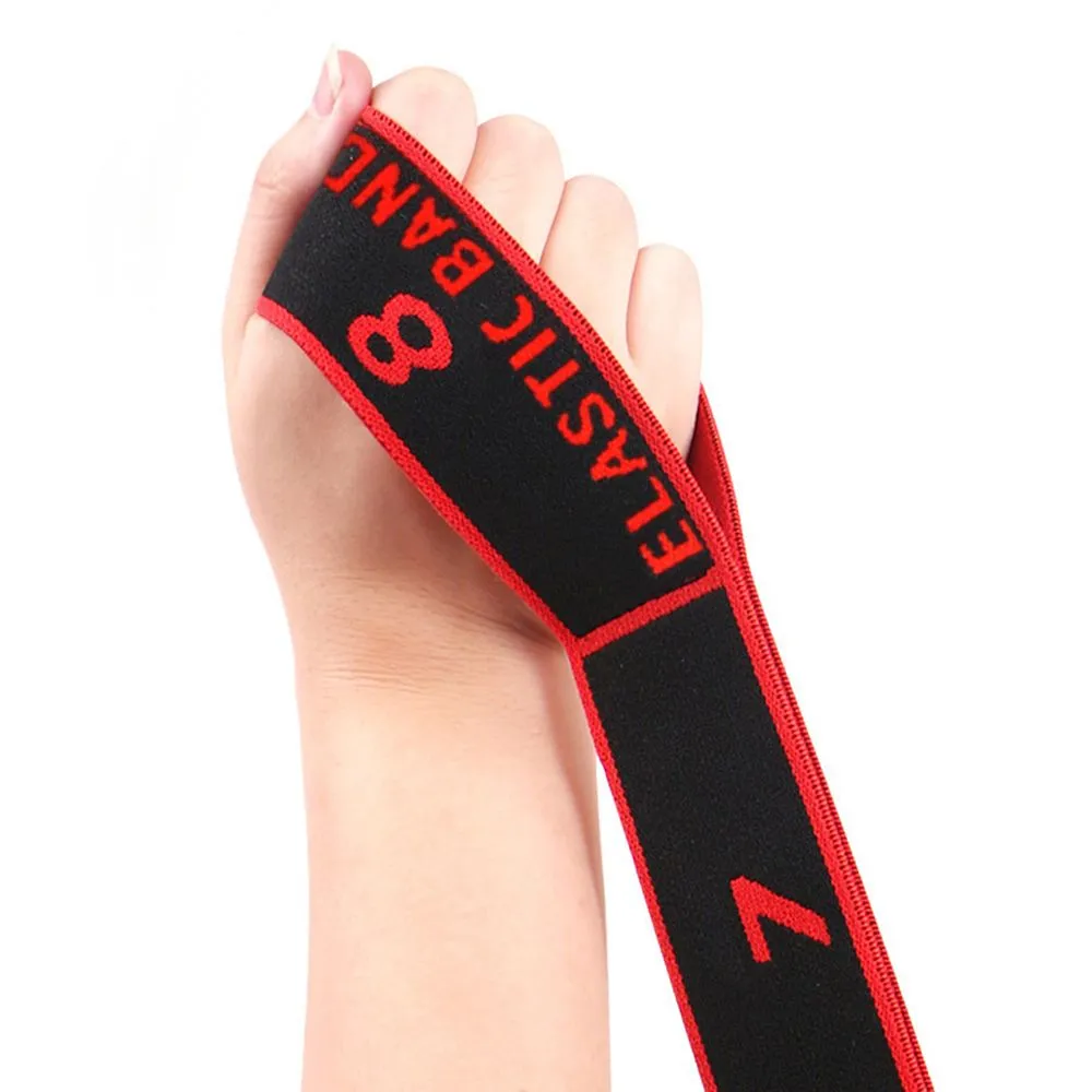 High-Quality 8-Section Stretching Resistance Band – Multi-Functional Elastic Yoga & Pilates Fitness Belt for Targeted Stretching, Dance, Flexibility Training, Adjustable Tension, Portable Design for Home or Gym