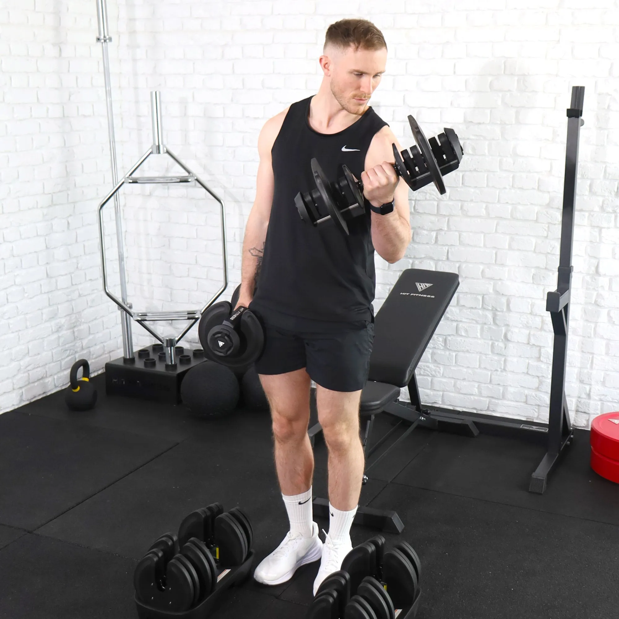 Hit Fitness Adjustable Dumbbells | 40kg Pair