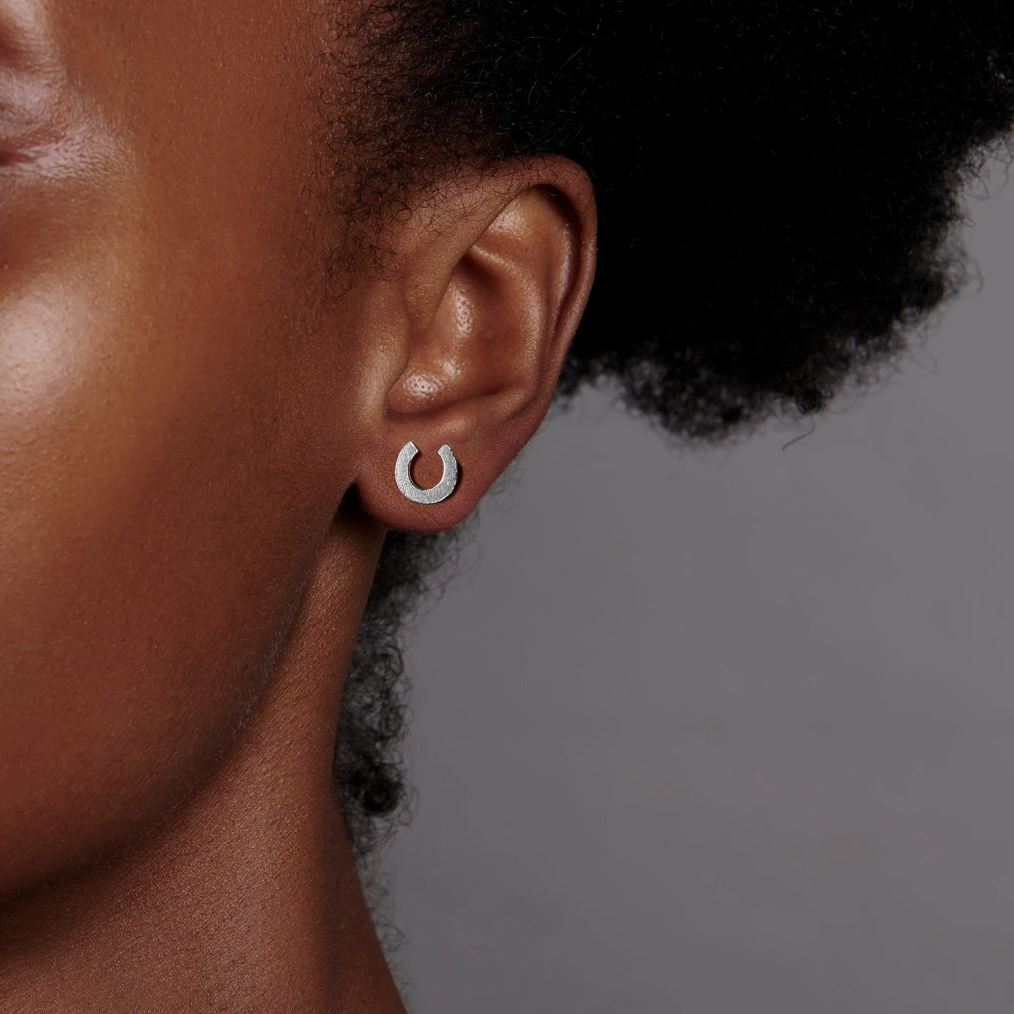 Horseshoe Stud Earrings