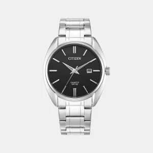 Hyperion Men's Black Analog Stainless Steel Watch BI5100-58E