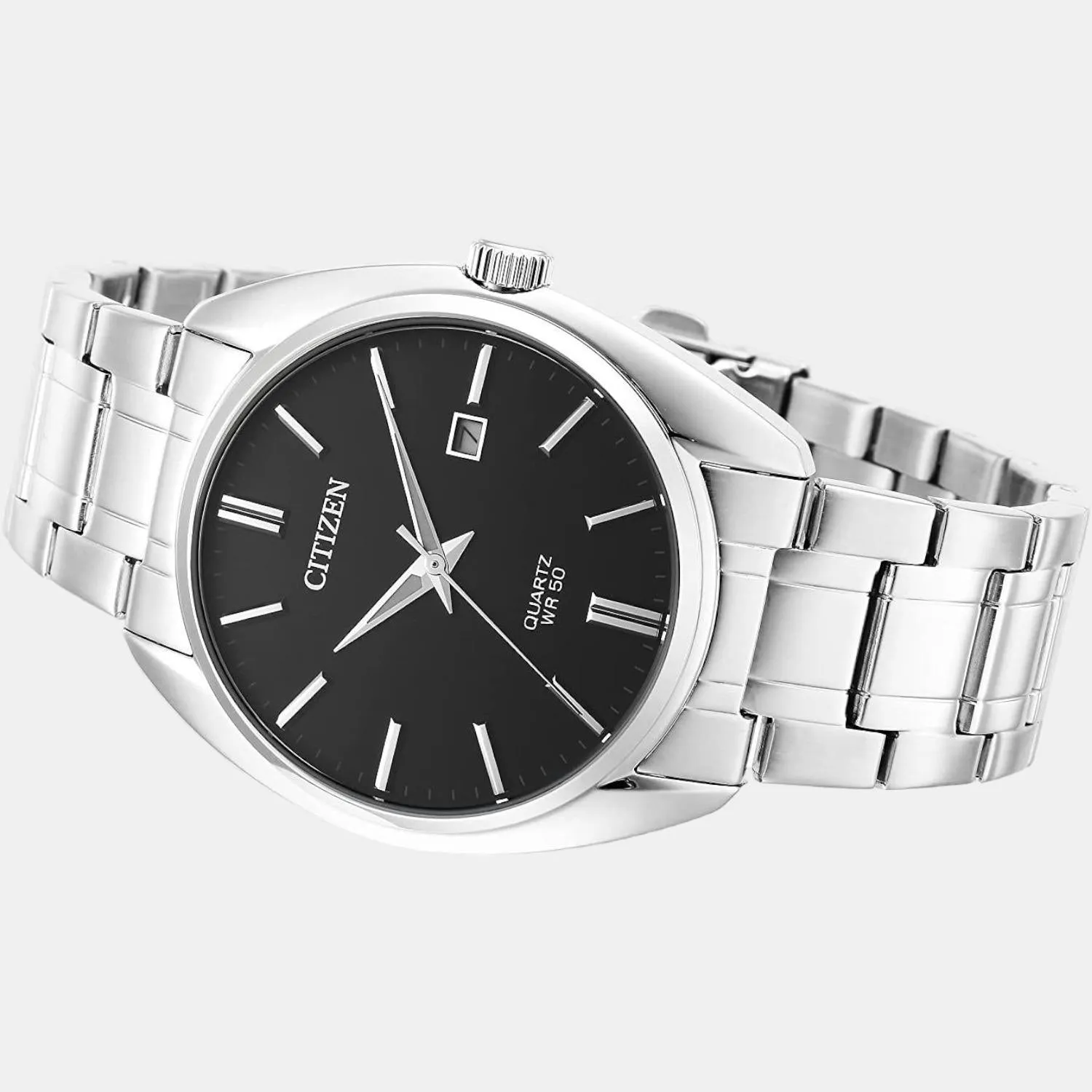 Hyperion Men's Black Analog Stainless Steel Watch BI5100-58E