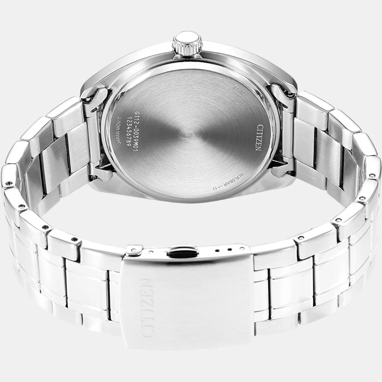 Hyperion Men's Black Analog Stainless Steel Watch BI5100-58E