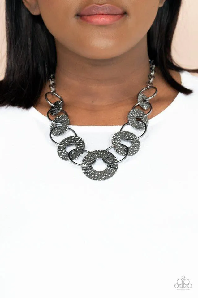 Industrial Envy Black Paparazzi Necklace
