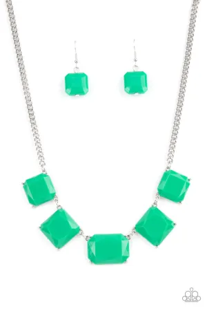 Instant Mood Booster Green Paparazzi Necklace