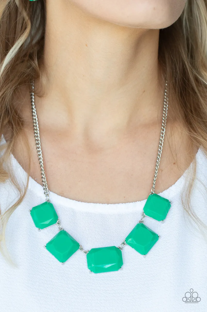 Instant Mood Booster Green Paparazzi Necklace