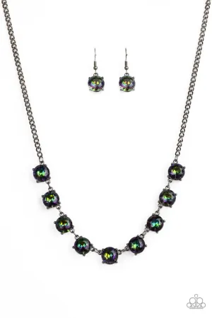 Iridescent Icing Multi Paparazzi Necklace