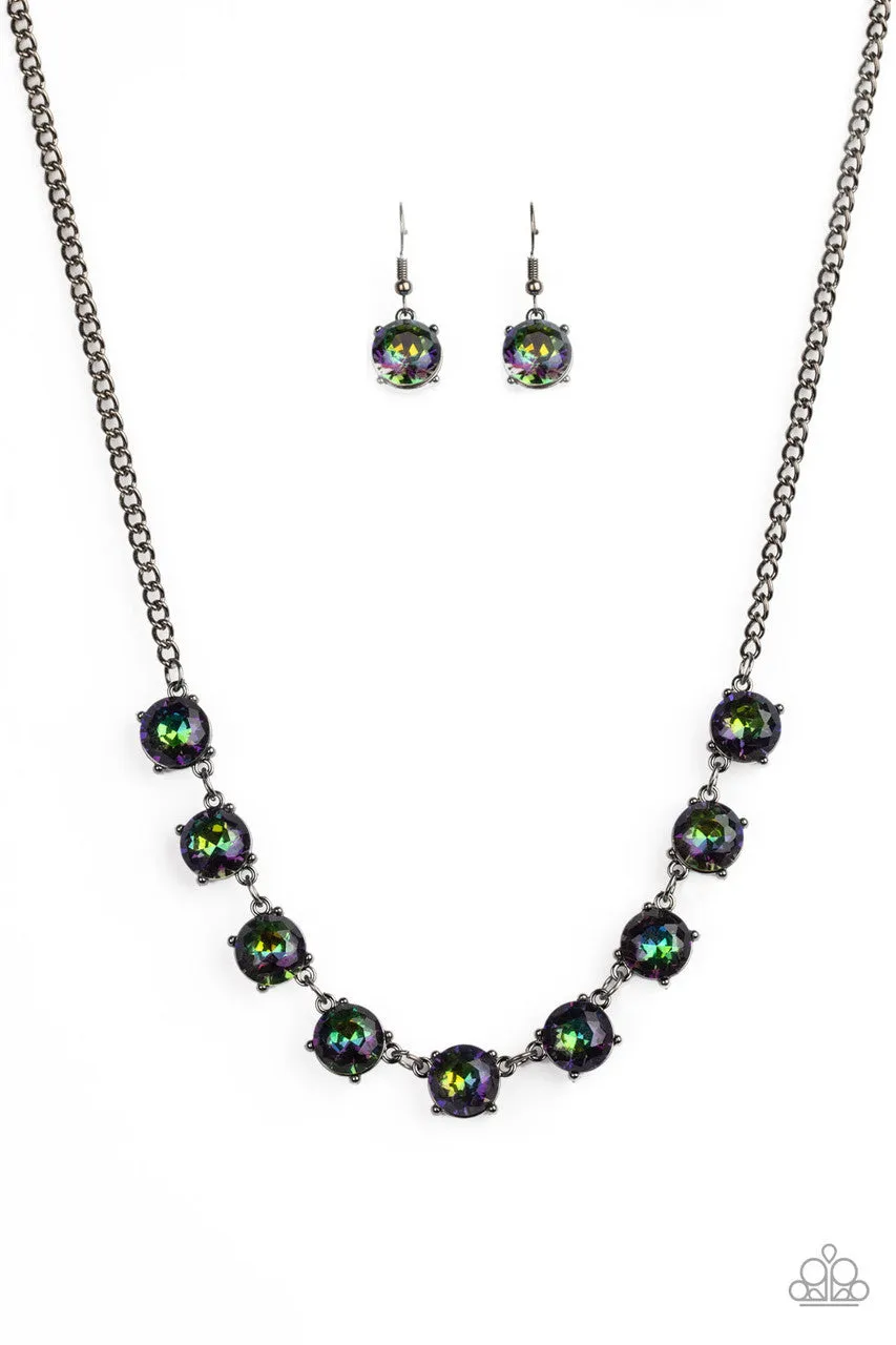 Iridescent Icing Multi Paparazzi Necklace