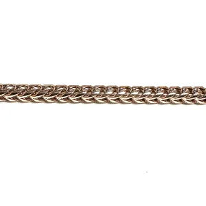 Italgem Stainless Steel Rose Gold Plated (5mm) Round Franco Bracelet