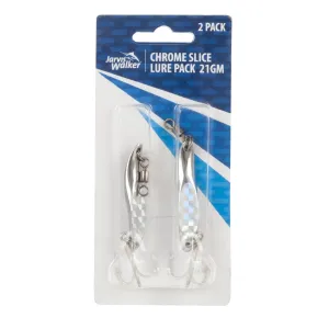 Jarvis Walker Chrome Slice Metal Slug Lure Value Pack