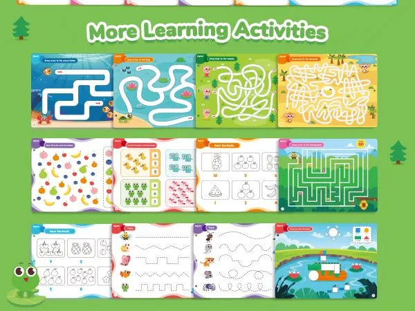 JoyCat Preschool Learning Activities, Handwriting Practice Book
