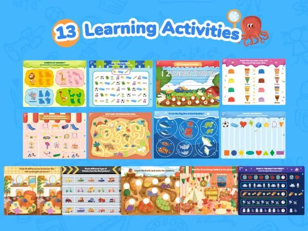 JoyCat Preschool Learning Activities, Handwriting Practice Book