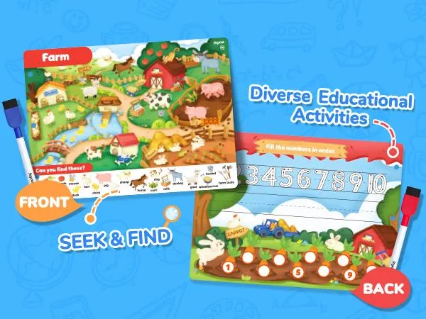 JoyCat Preschool Learning Activities, Handwriting Practice Book