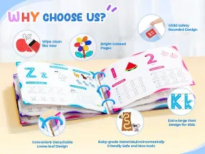 JoyCat Preschool Learning Activities, Handwriting Practice Book