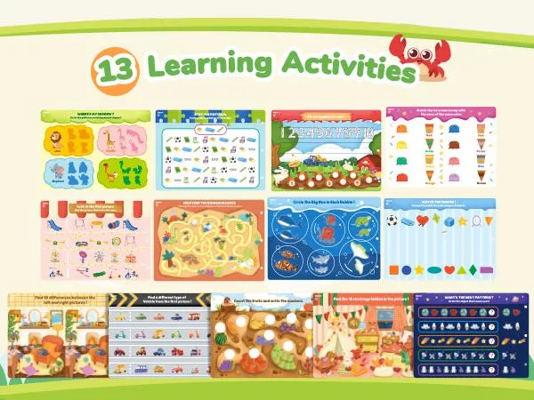 JoyCat Preschool Learning Activities, Handwriting Practice Book