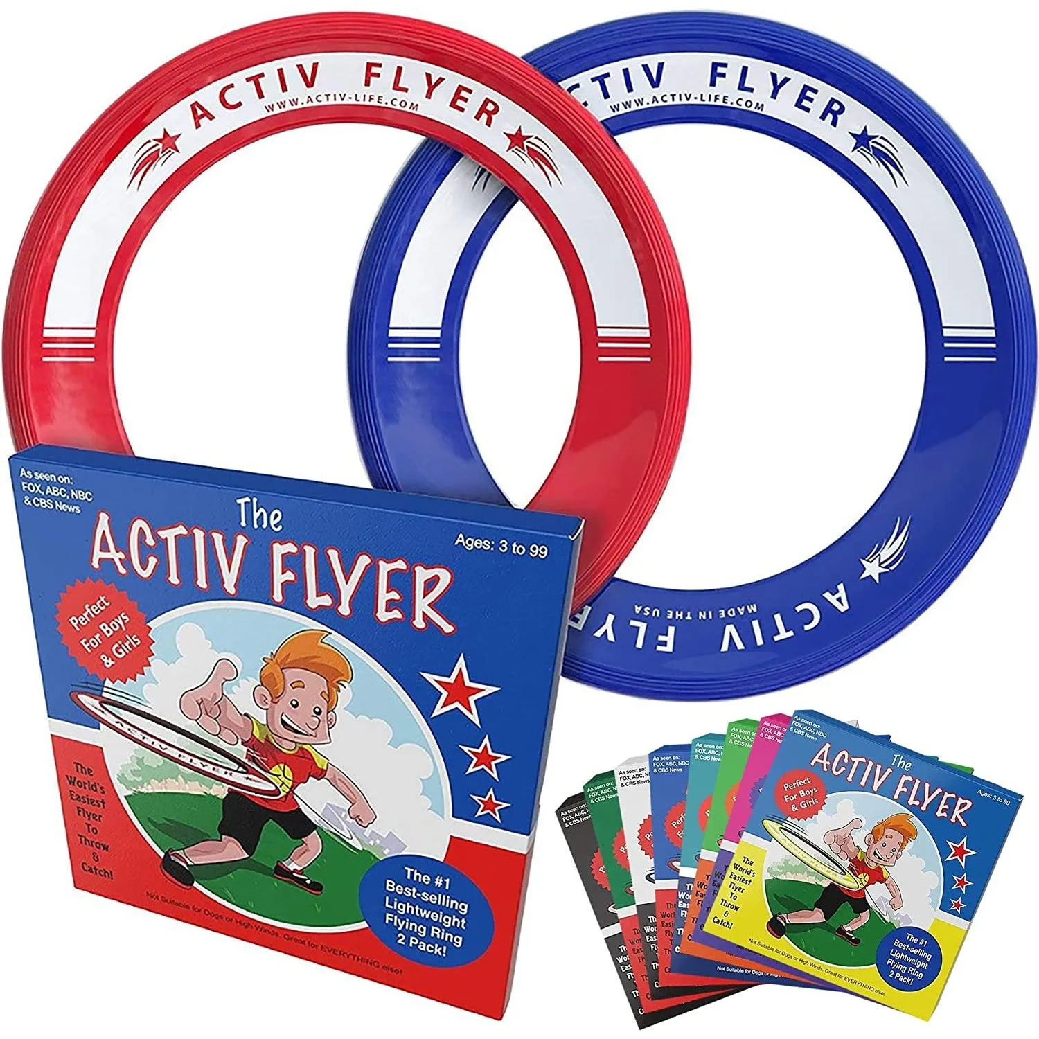 Keep your kids entertained and away from screens with these clever flying rings.